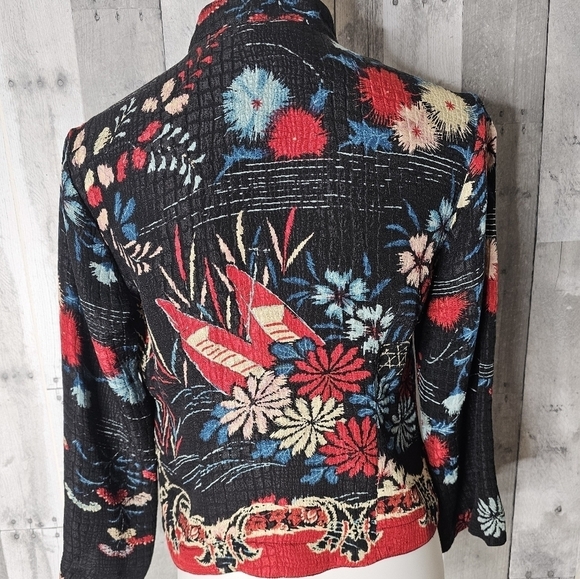 Citron Santa Monica XS Silk Multicolor Cardigan - Picture 3 of 8